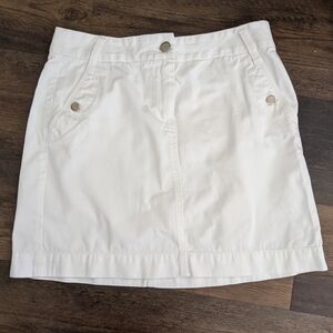 Classic White Women's Skirt J Crew Size 6